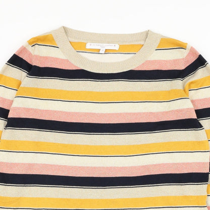 Womens UK Size 8 NEXT Gold Pullover Jumper