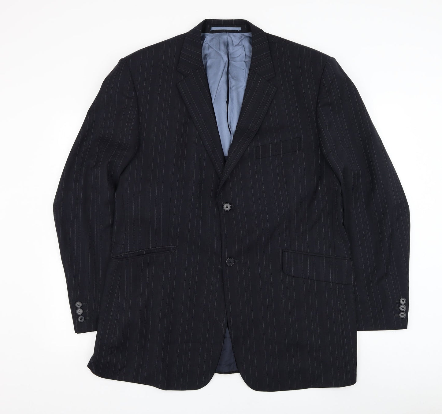Mens UK Size 44 Karl Jackson Regular Black Suit Jacket