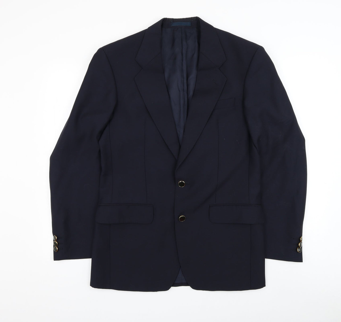 Mens UK Size 36 Marks and Spencer Regular Blue Suit Jacket