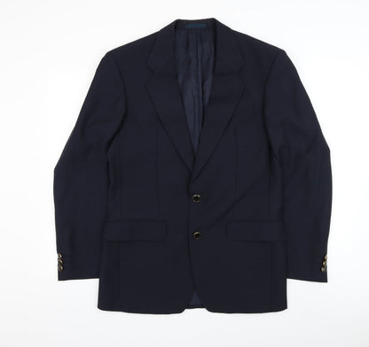 Mens UK Size 36 Marks and Spencer Regular Blue Suit Jacket