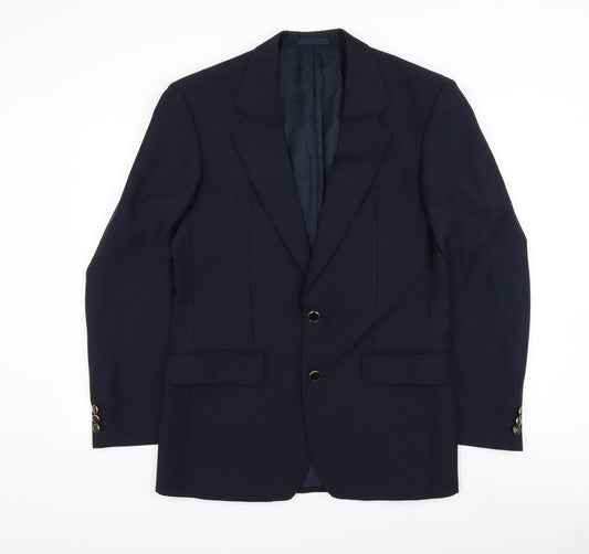 Mens UK Size 36 Marks and Spencer Regular Blue Suit Jacket