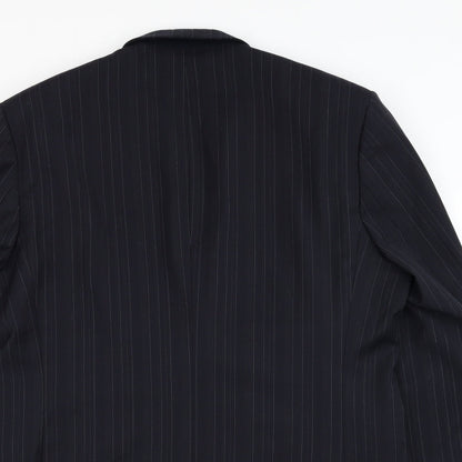Mens UK Size 36 Marks and Spencer Regular Blue Suit Jacket