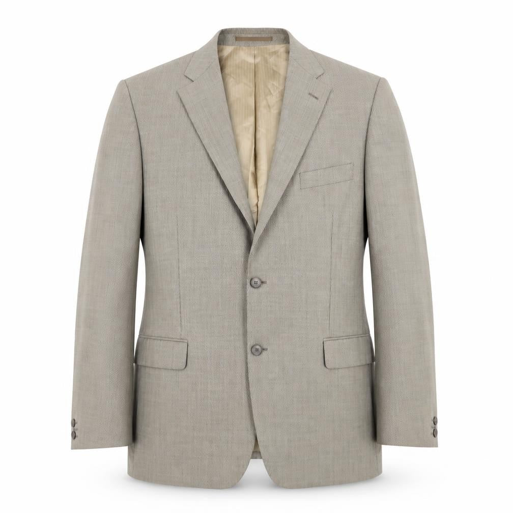 Mens UK Size 44 Van Kollem Regular Beige Suit Jacket