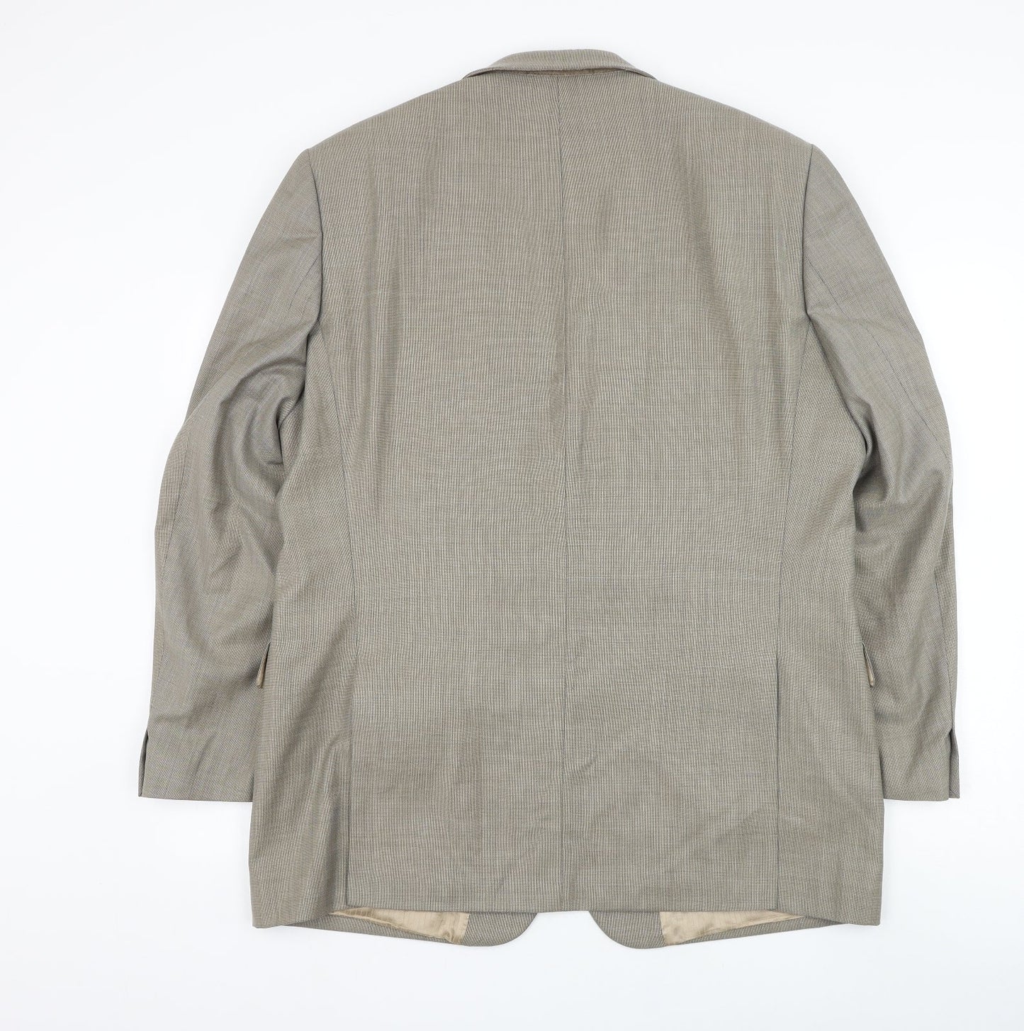 Mens UK Size 44 Van Kollem Regular Beige Suit Jacket