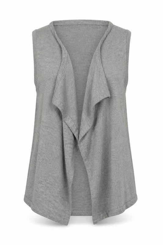 Womens UK Size S Atmosphere Grey Cardigan Jumper