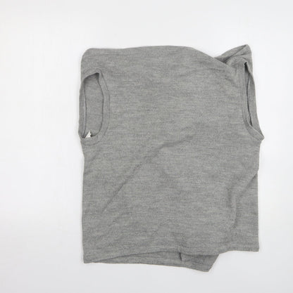 Womens UK Size S Atmosphere Grey Cardigan Jumper