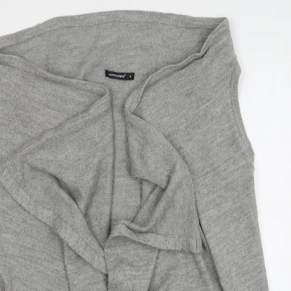 Womens UK Size S Atmosphere Grey Cardigan Jumper