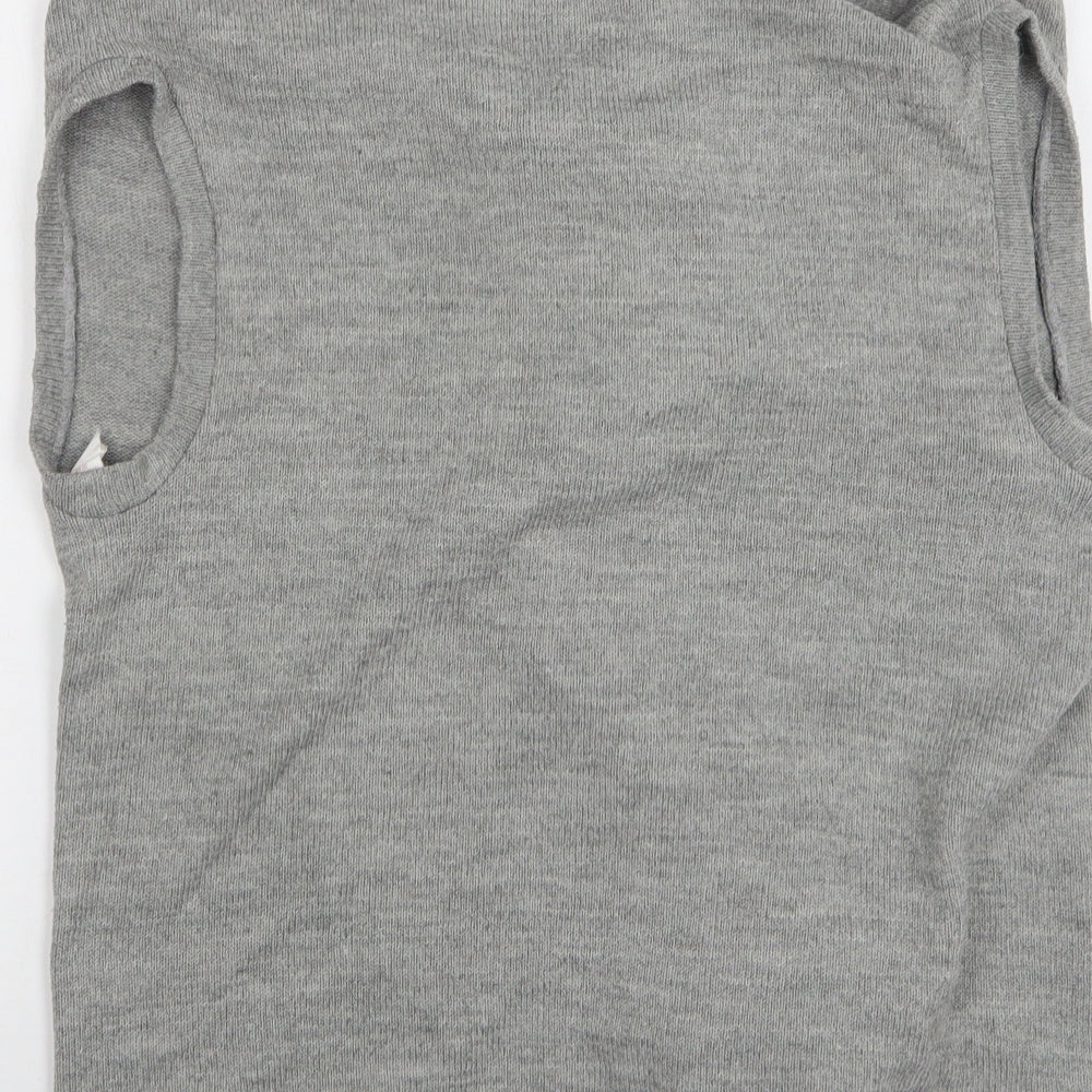 Womens UK Size S Atmosphere Grey Cardigan Jumper