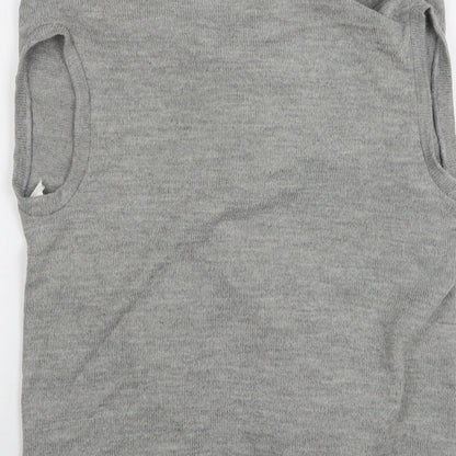 Womens UK Size S Atmosphere Grey Cardigan Jumper