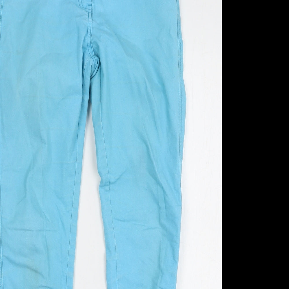 New Look Girls Blue Cotton Skinny Jeans Size 13 Years L29 in Regular