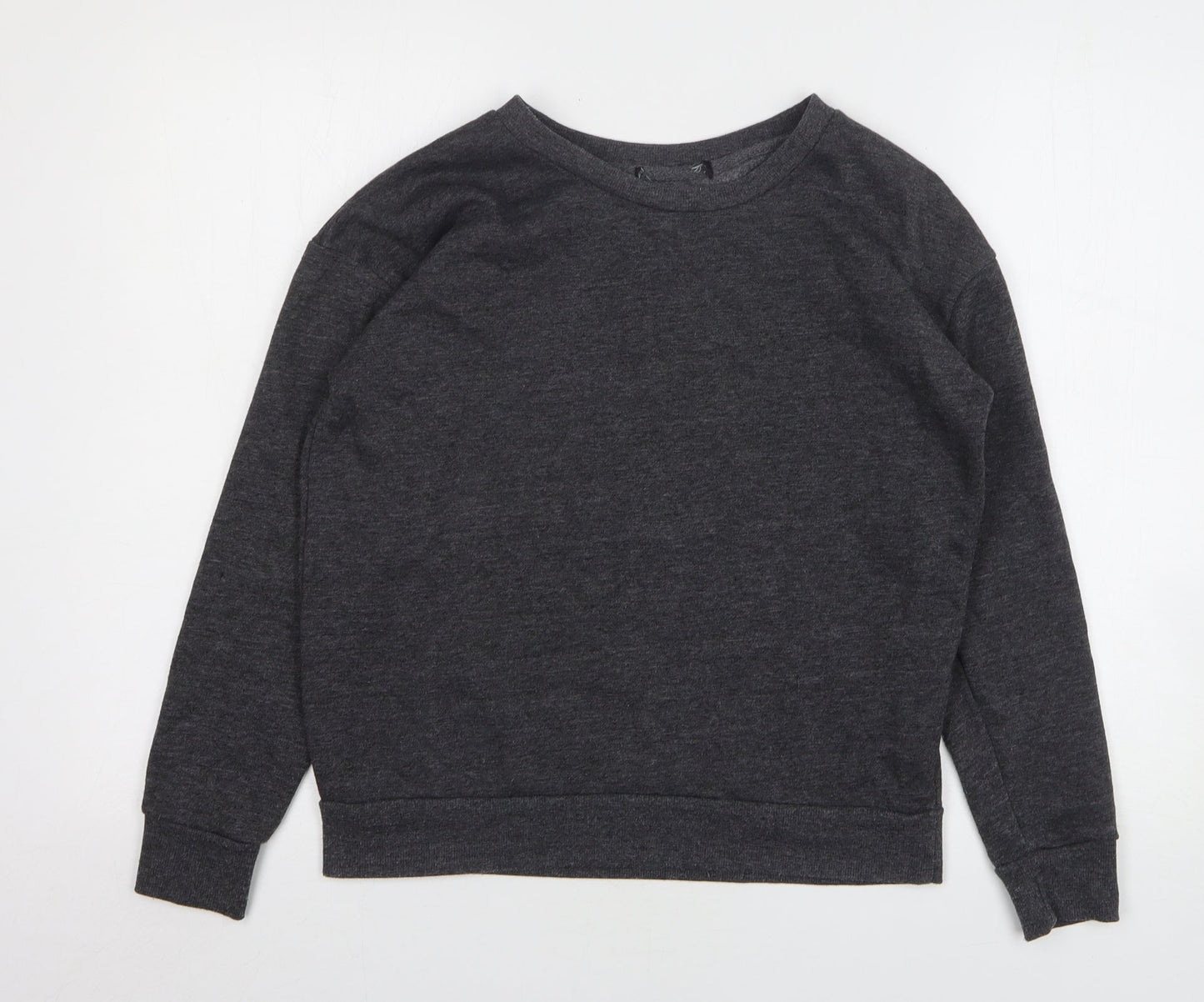 Atmosphere Womens Grey Polyester Pullover Sweatshirt Size 8