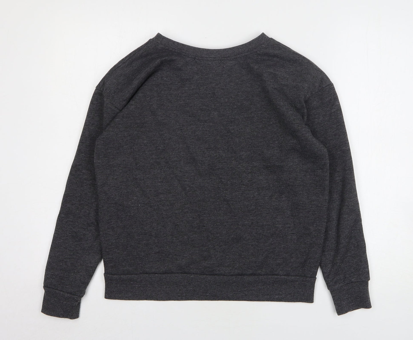 Atmosphere Womens Grey Polyester Pullover Sweatshirt Size 8
