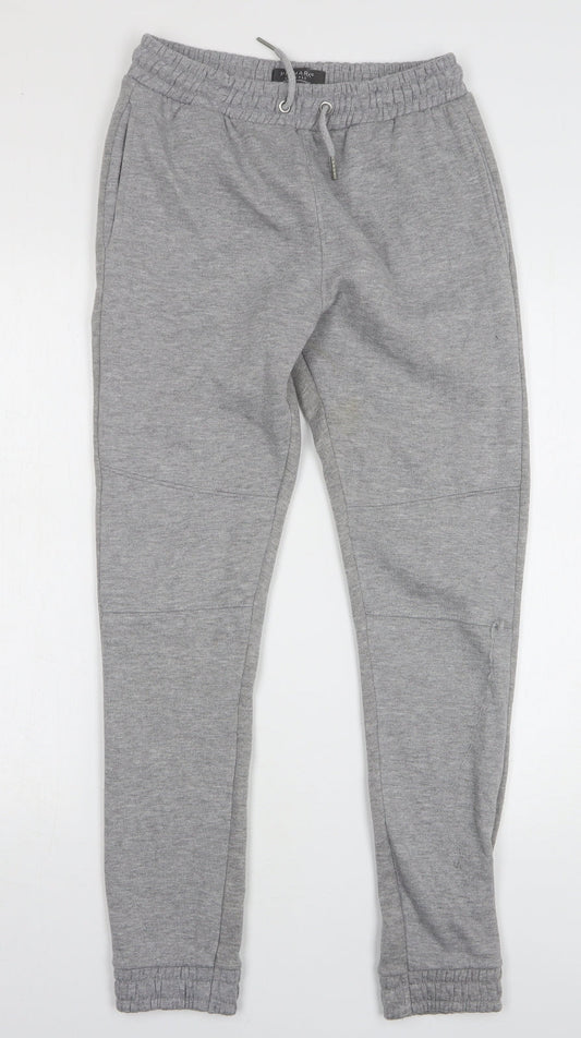 Primark Womens Grey Polyester Sweatpants Trousers Size XS L30 in Regular