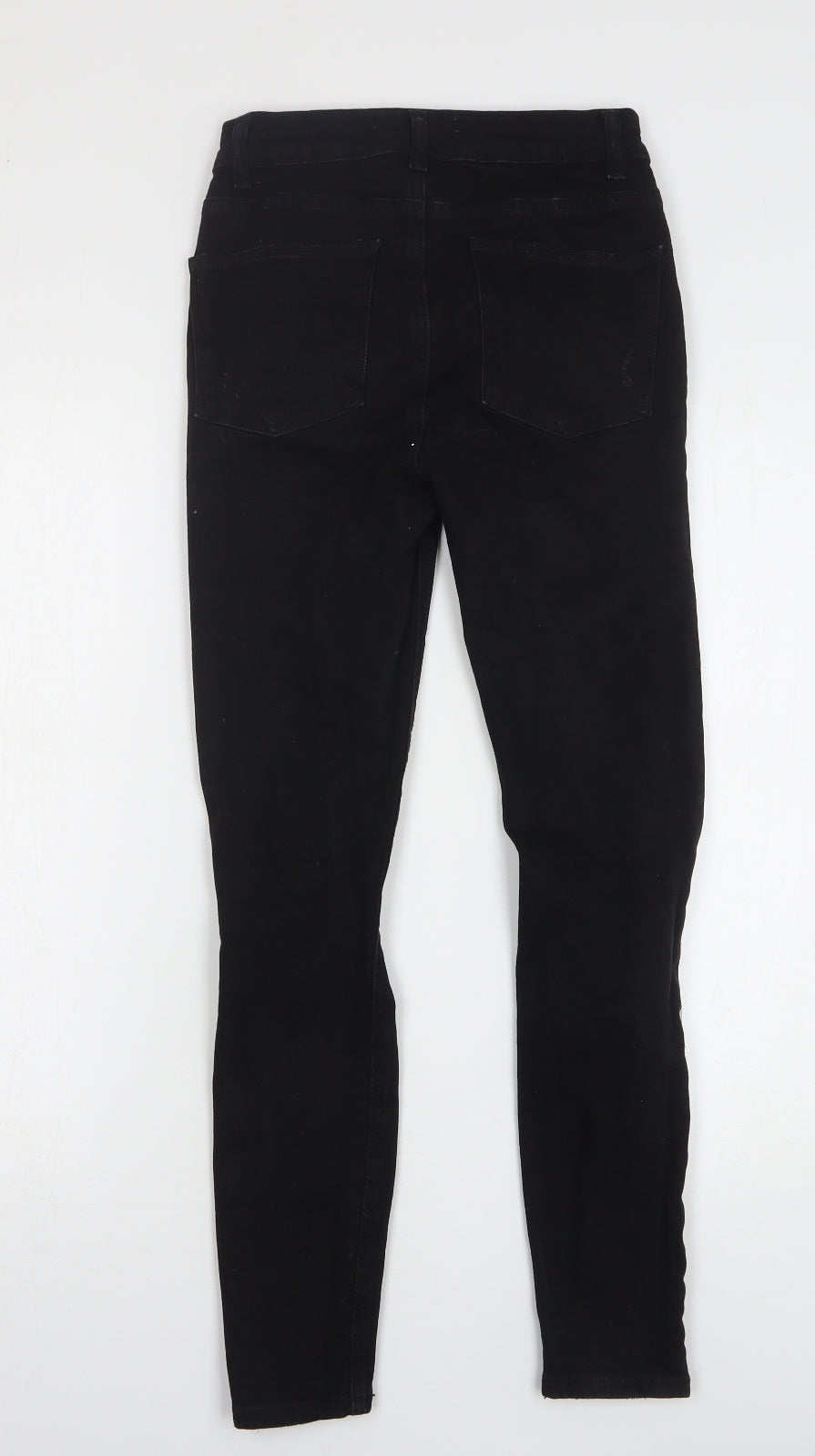 Denim & Co. Womens Black Cotton Skinny Jeans Size 8 L27 in Regular