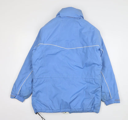 Womens UK Size 10 Scanda Blue Rain Coat