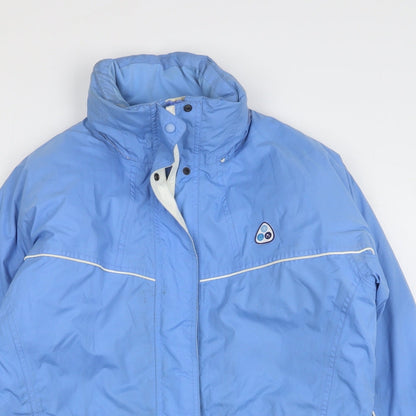 Womens UK Size 10 Scanda Blue Rain Coat