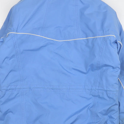 Womens UK Size 10 Scanda Blue Rain Coat