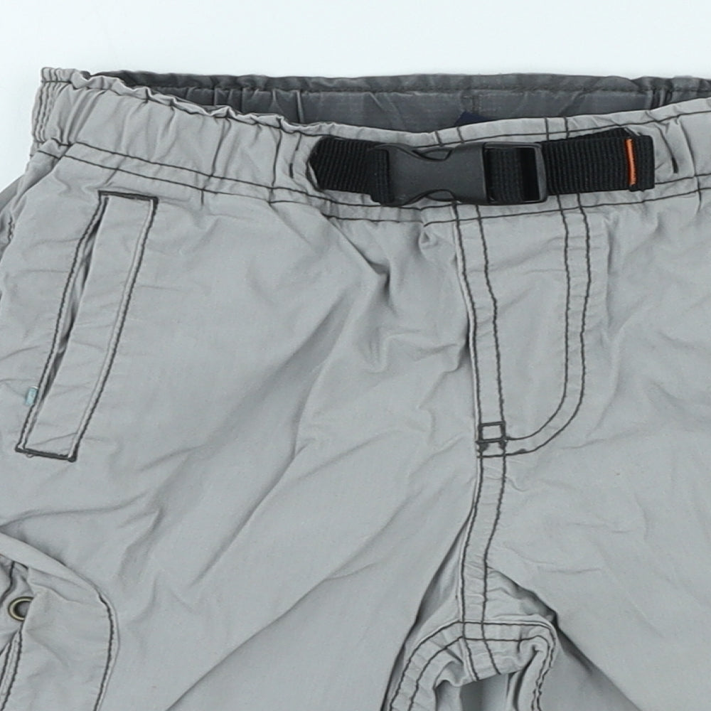 Gap Boys Grey 100% Cotton Cargo Shorts Size 5 Years Regular