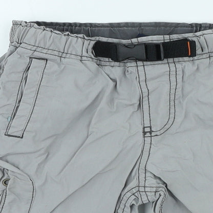 Gap Boys Grey 100% Cotton Cargo Shorts Size 5 Years Regular