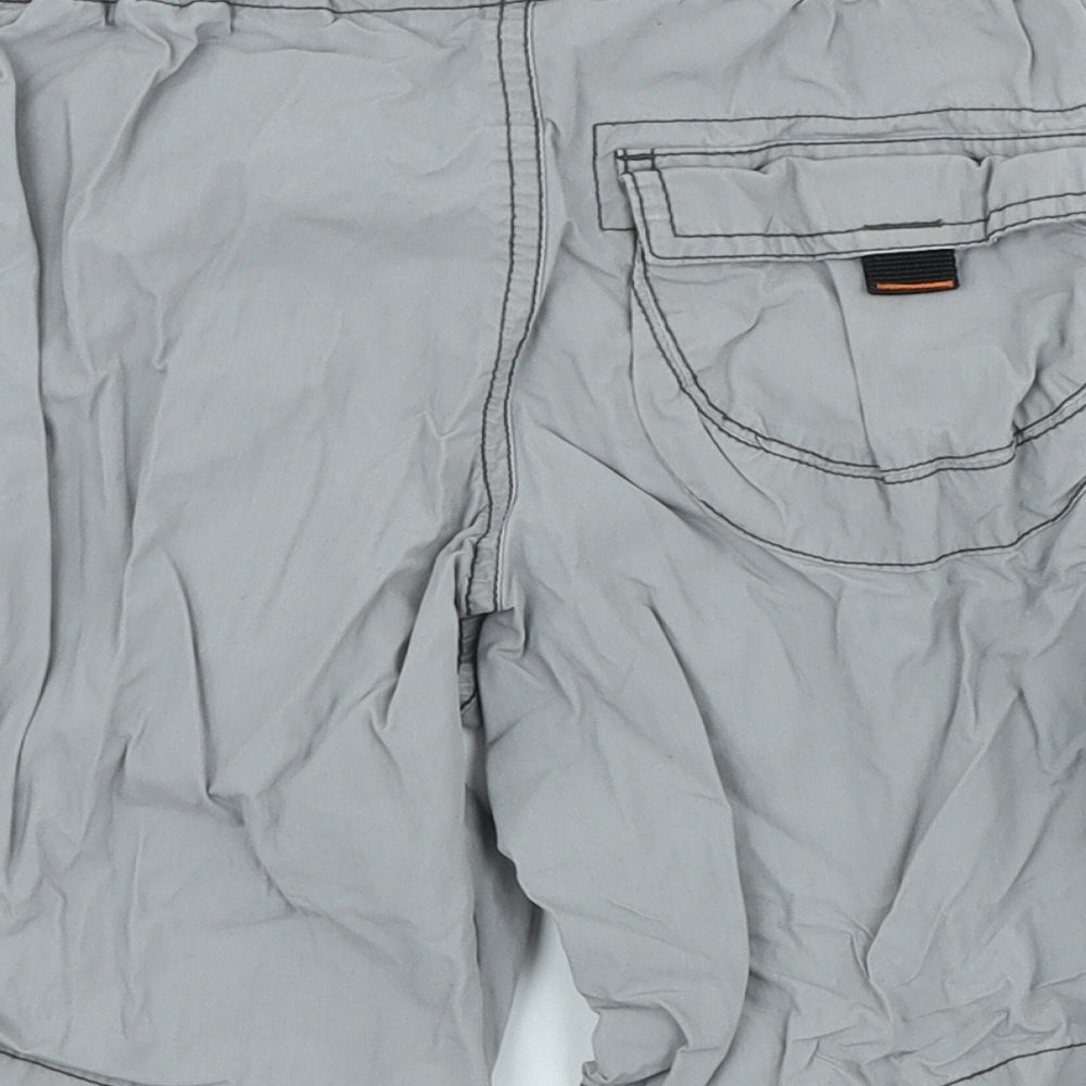 Gap Boys Grey 100% Cotton Cargo Shorts Size 5 Years Regular