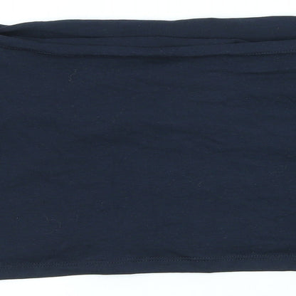 Womens UK Size L ESMARA Blue Basic T-Shirt