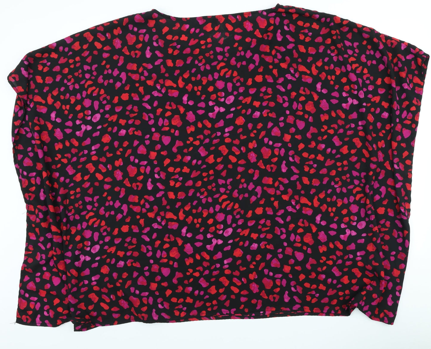 Womens UK Size 22 So Fabulous Black Basic Blouse