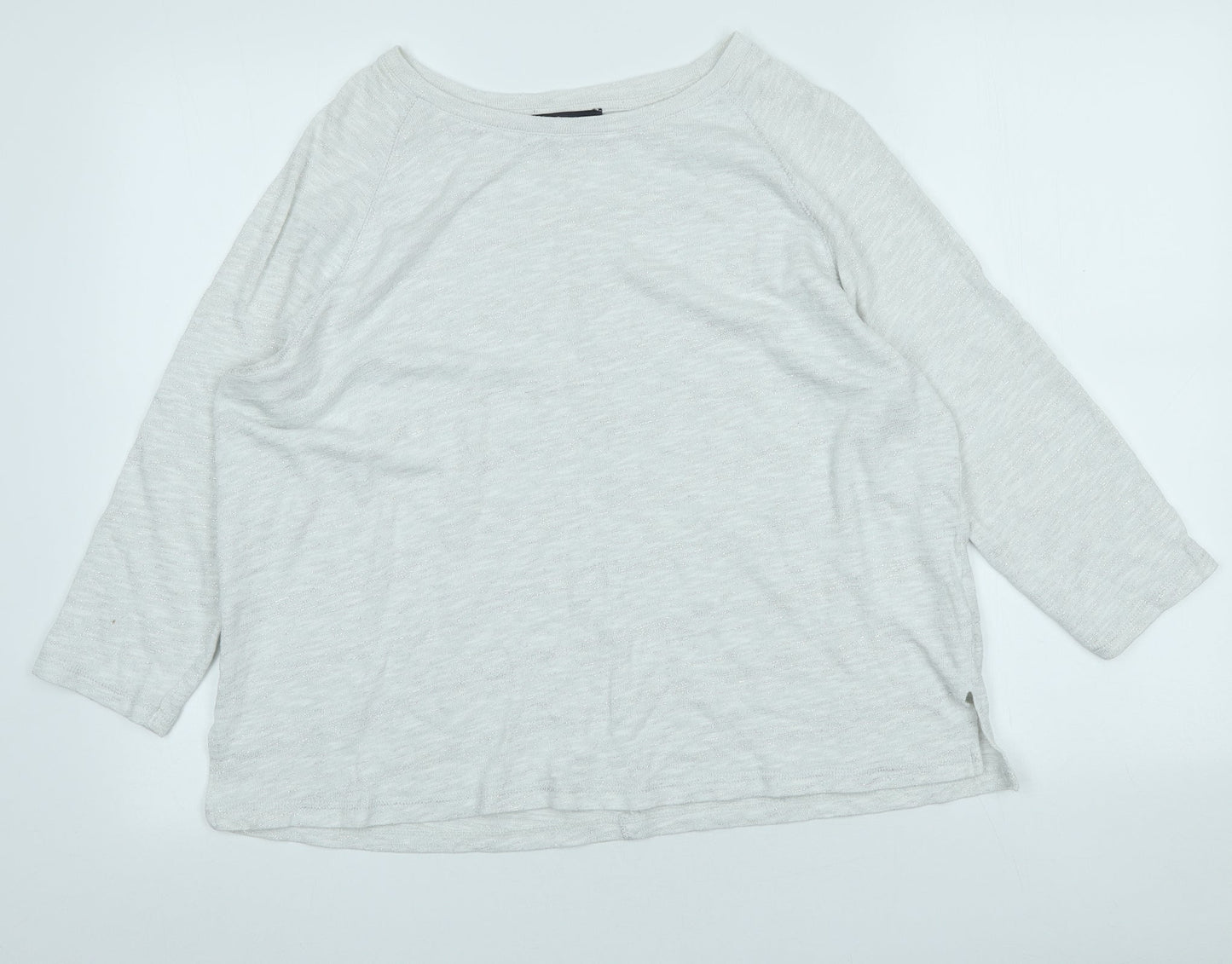 Womens UK Size 14 Marks and Spencer Grey Pullover Jumper