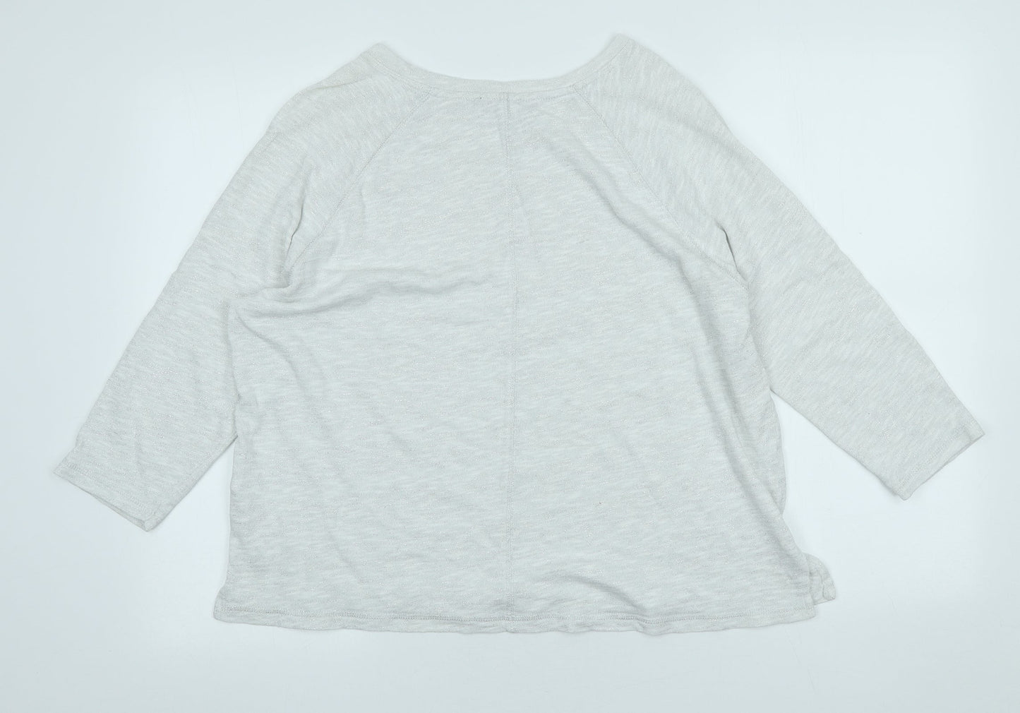 Womens UK Size 14 Marks and Spencer Grey Pullover Jumper
