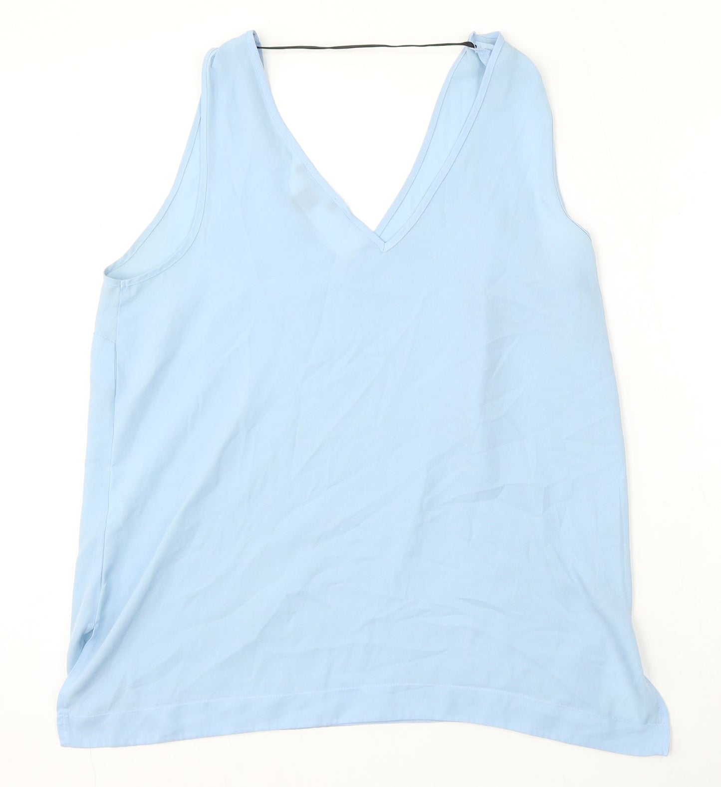 Womens UK Size 18 Atmosphere Blue Basic Blouse