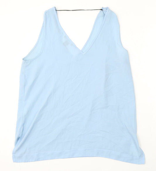 Womens UK Size 18 Atmosphere Blue Basic Blouse