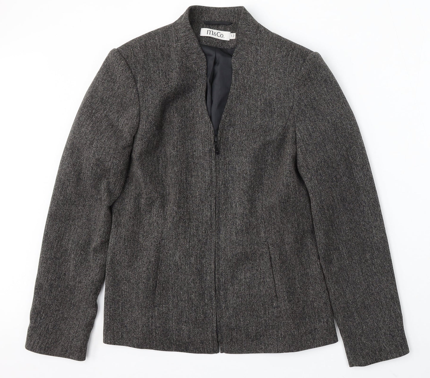 Womens UK Size 12 Mackays Grey Jacket