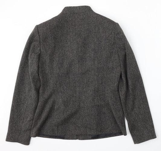 Mackays Womens Grey Jacket Size 12 Zip
