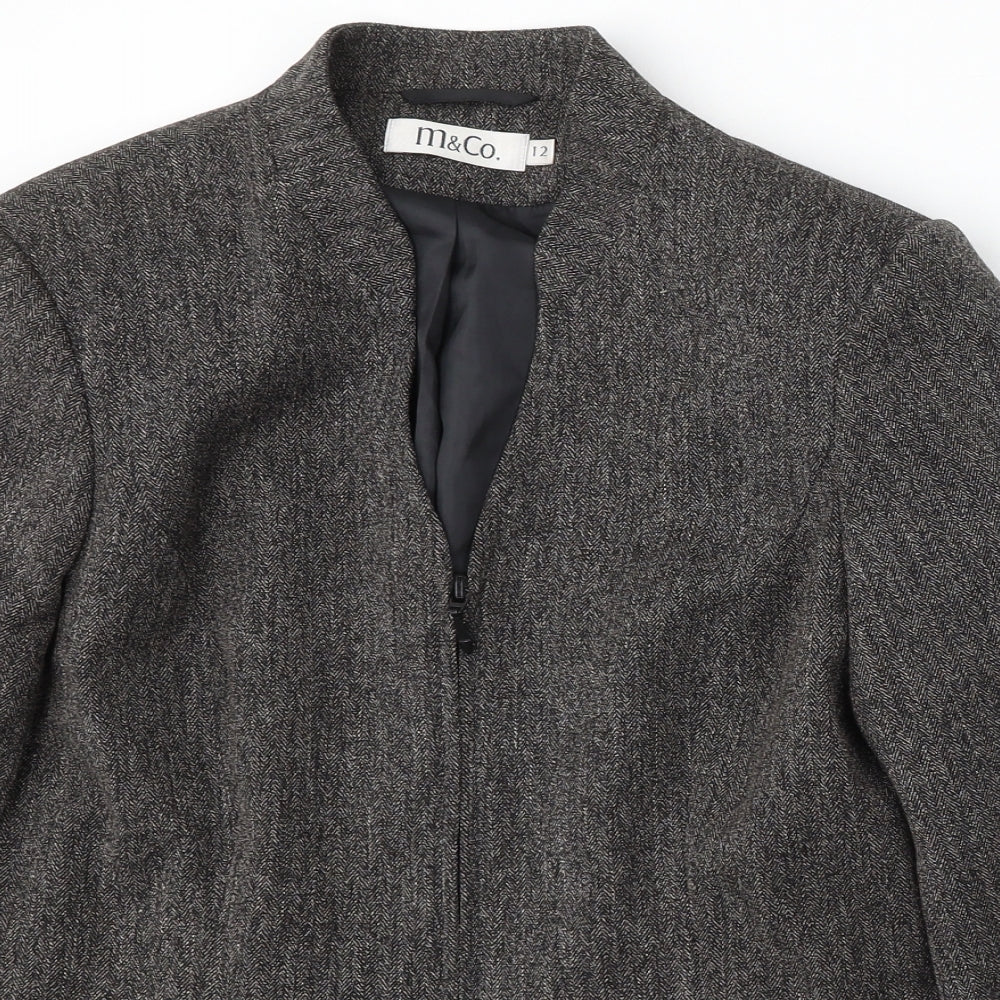 Womens UK Size 12 Mackays Grey Jacket