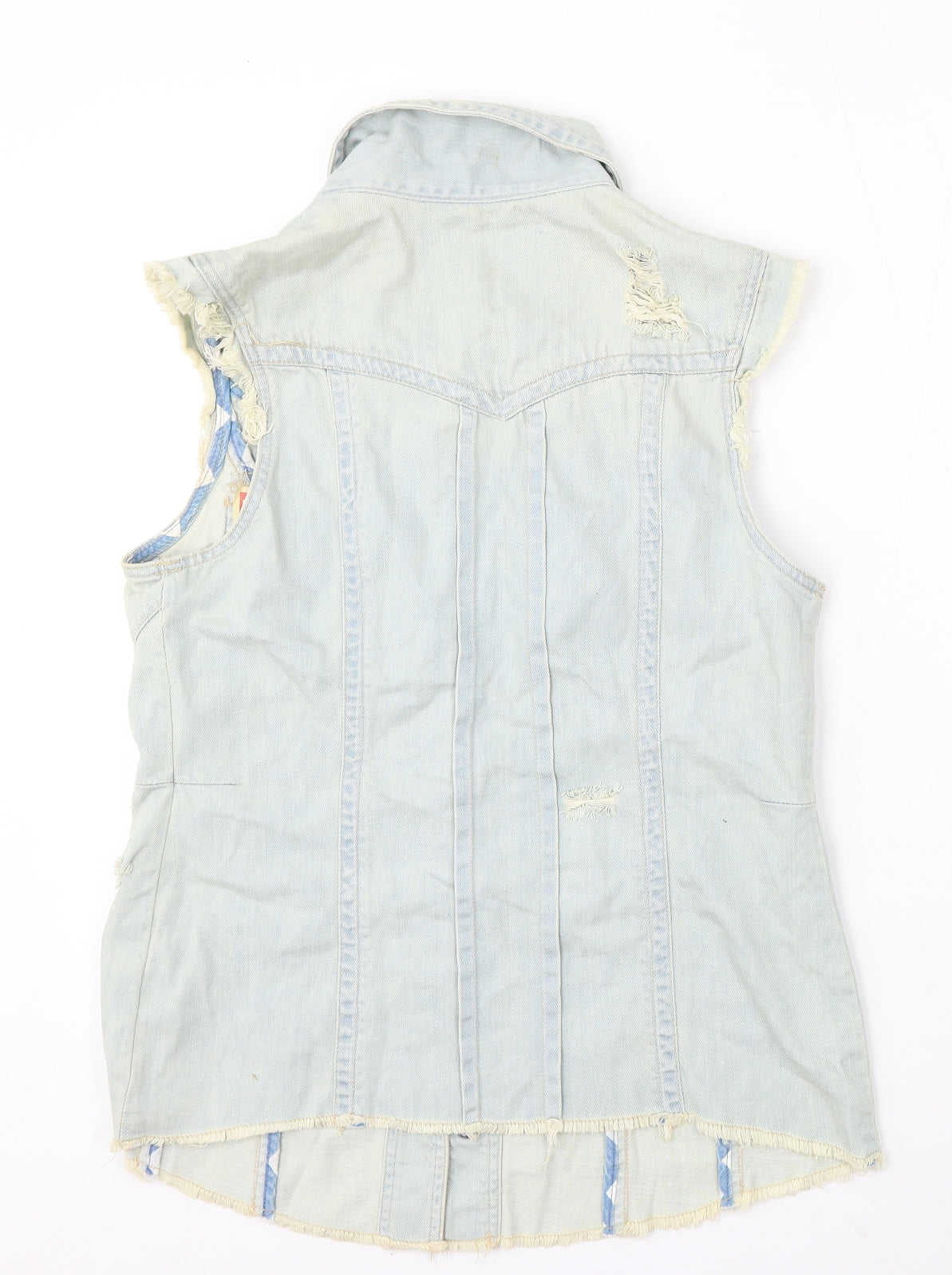 Womens UK Size 12 River Island Blue Gilet
