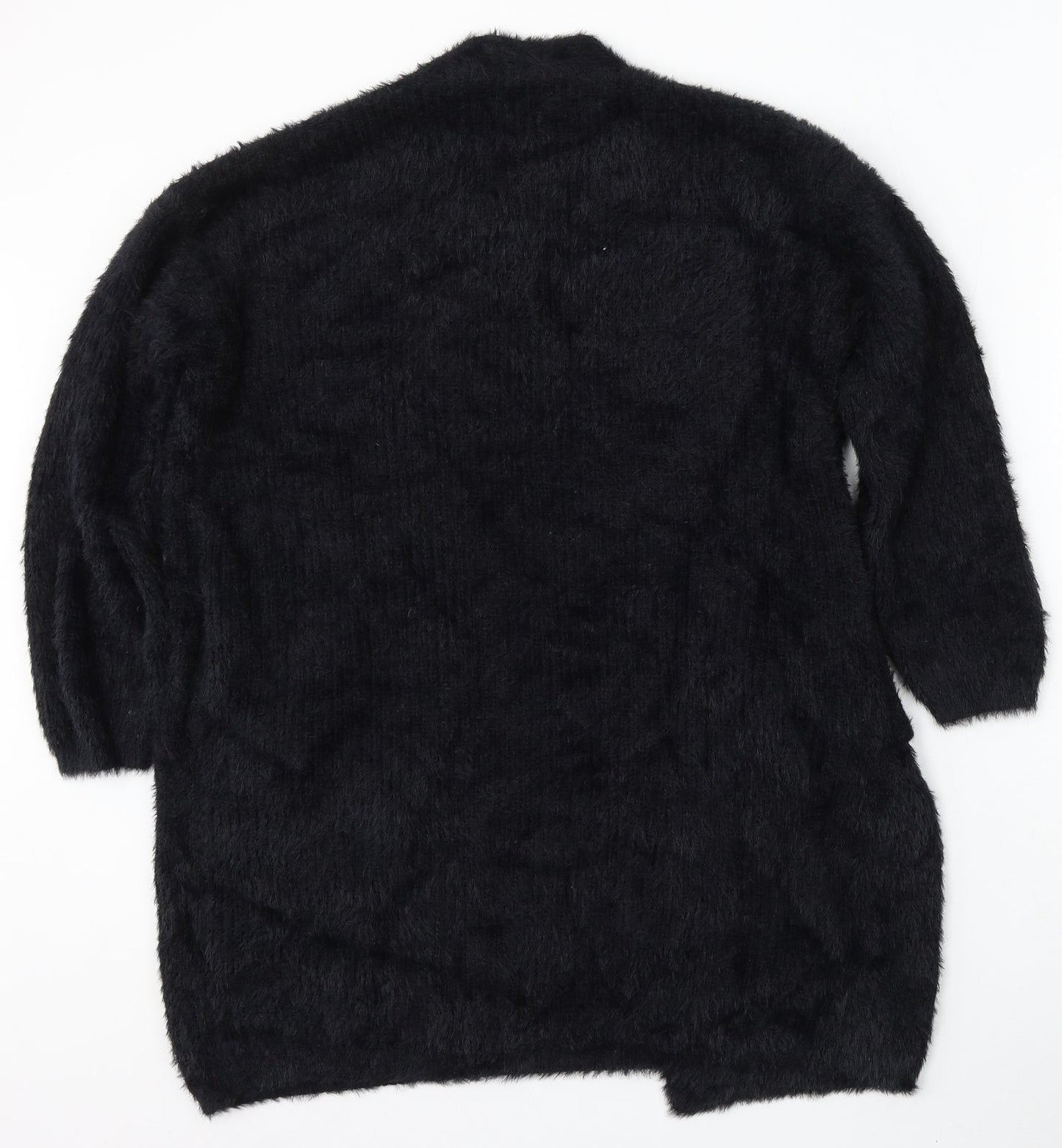 Womens UK Size S Quiz Black Cardigan Jumper