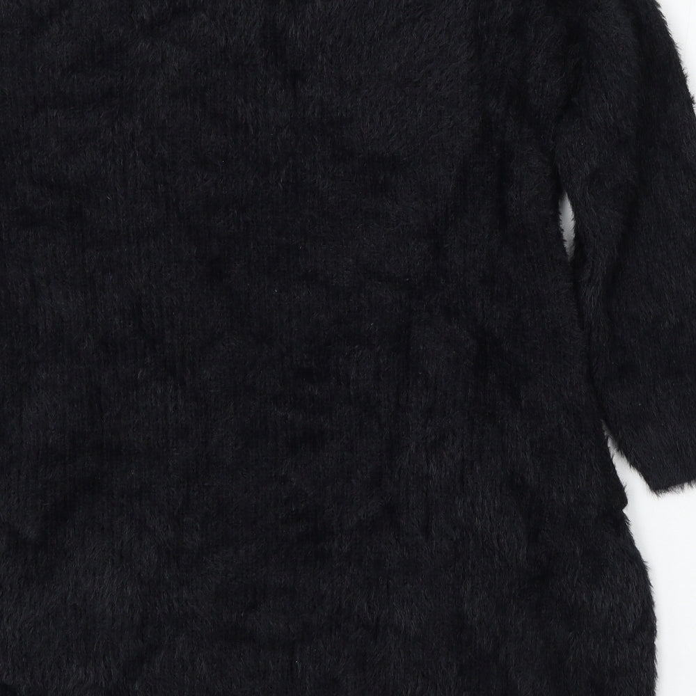Womens UK Size S Quiz Black Cardigan Jumper