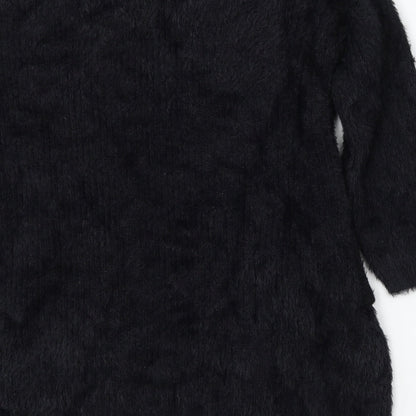 Womens UK Size S Quiz Black Cardigan Jumper