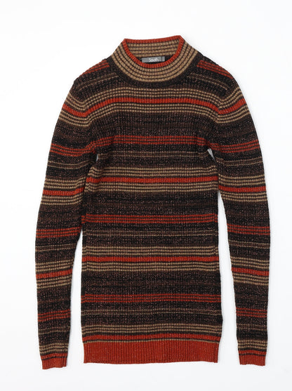 Womens UK Size 8 South Multicoloured Pullover Jumper