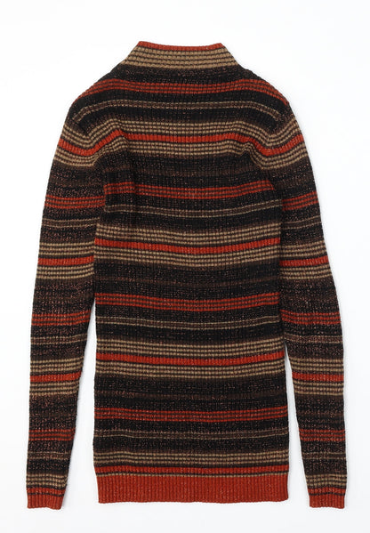 Womens UK Size 8 South Multicoloured Pullover Jumper