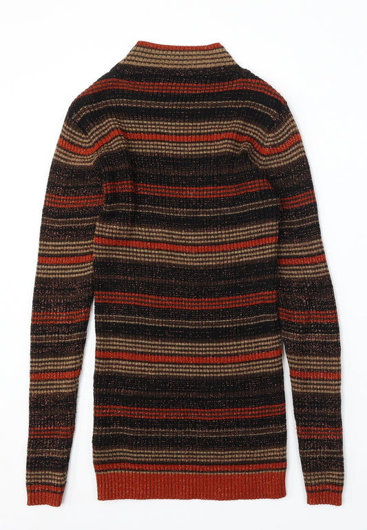 Womens UK Size 8 South Multicoloured Pullover Jumper