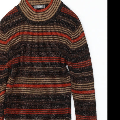 Womens UK Size 8 South Multicoloured Pullover Jumper