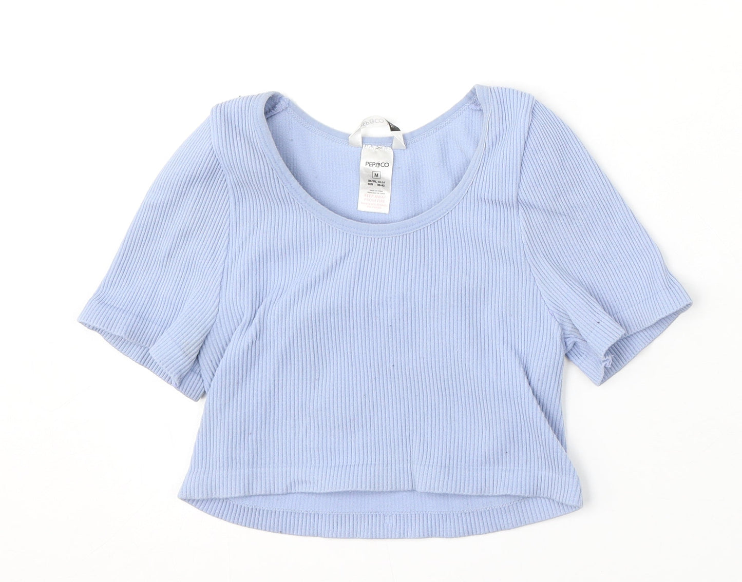 Womens UK Size M Pep&Co Blue Pullover Jumper