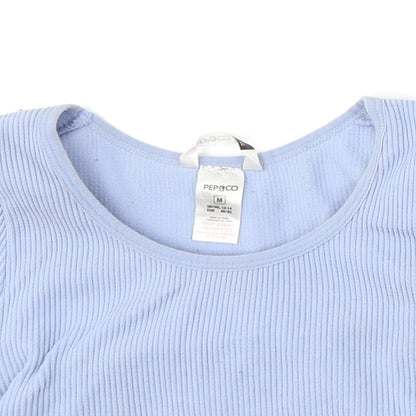 Womens UK Size M Pep&Co Blue Pullover Jumper