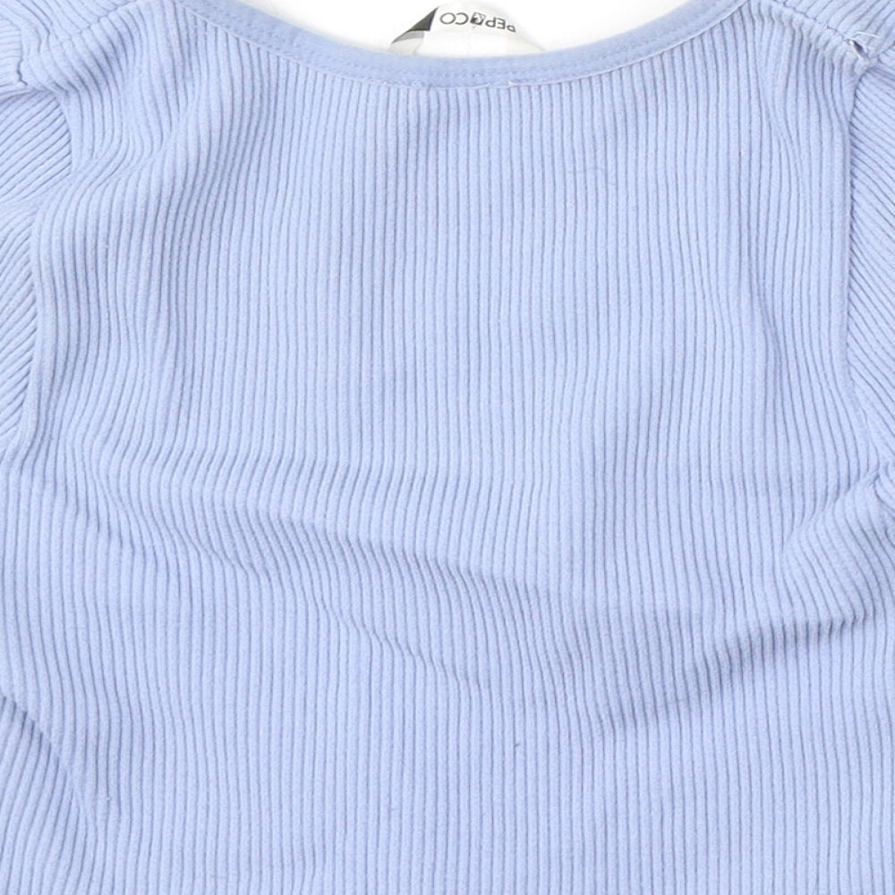 Womens UK Size M Pep&Co Blue Pullover Jumper