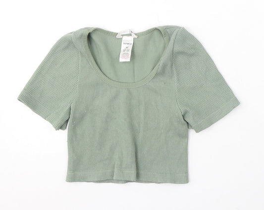 Womens UK Size 12 Pep&Co Green Pullover Jumper
