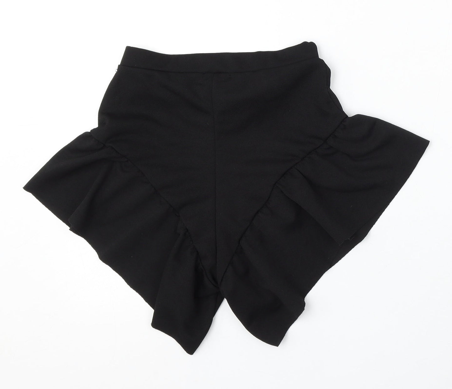 PRETTYLITTLETHING Womens Black Polyester Bermuda Shorts Size 6 L4 in Regular