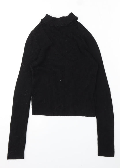 Womens UK Size 8 Atmosphere Black Pullover Jumper