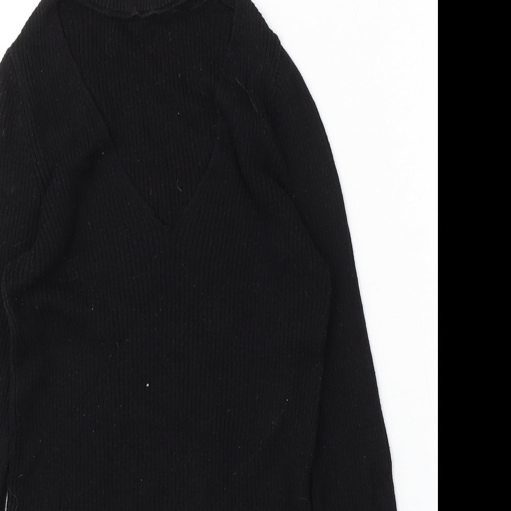 Womens UK Size 8 Atmosphere Black Pullover Jumper