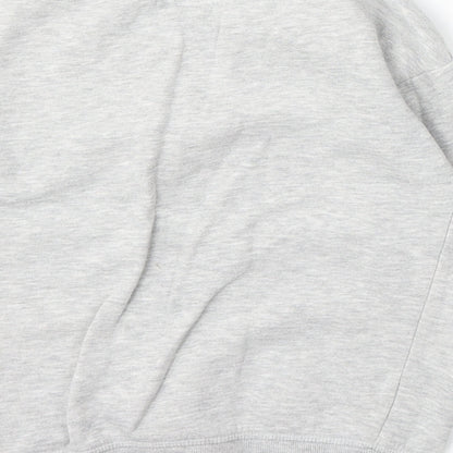 Primark Girls Grey Cotton Pullover Sweatshirt Size 8-9 Years - Unicorn