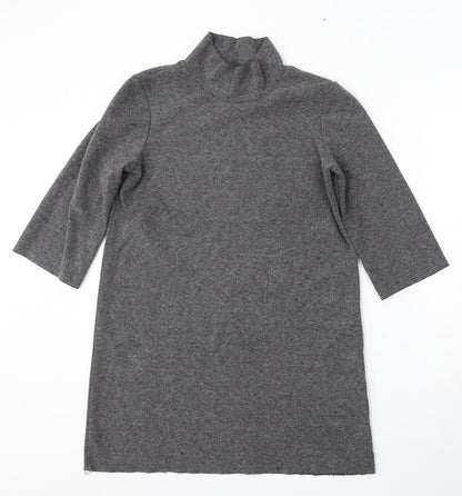 Womens UK Size S Zara Grey Pullover Jumper
